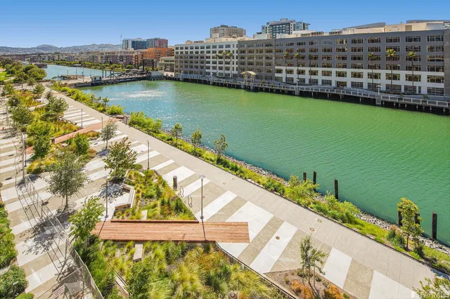 a view of a city from a lake