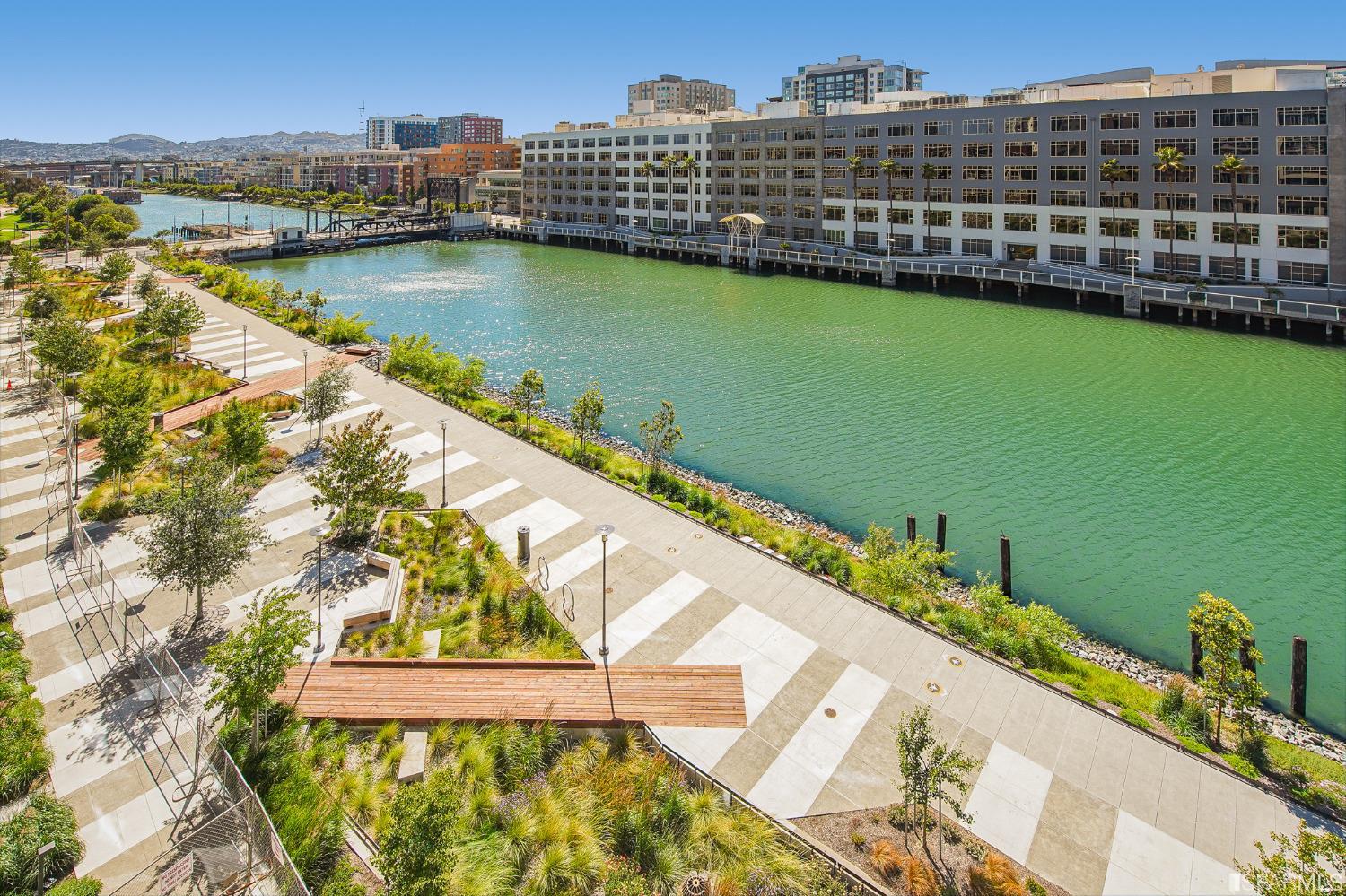 1000 3rd Street, Unit 605 San Francisco, CA 94158 - Photo 31 of 36 a view of a city from a lake