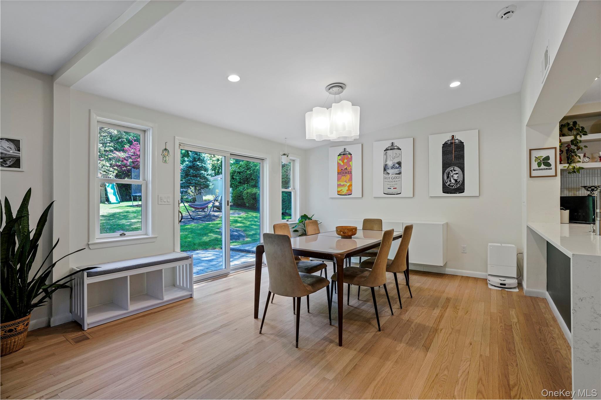97 Hanson Lane New Rochelle, NY 10804 - Photo 9 of 43 Dining Area Leads To Outdoor Patio & Amazing Yard