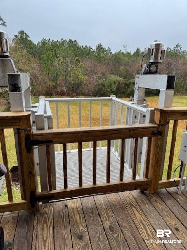 8100 Coden Belt Road West Coden, AL 36523 - Photo 10 of 12 View of wooden deck