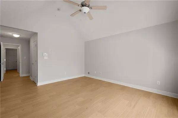 wooden floor in an empty room