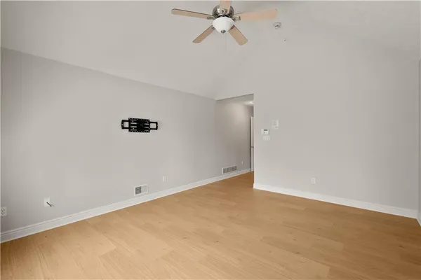wooden floor in an empty room