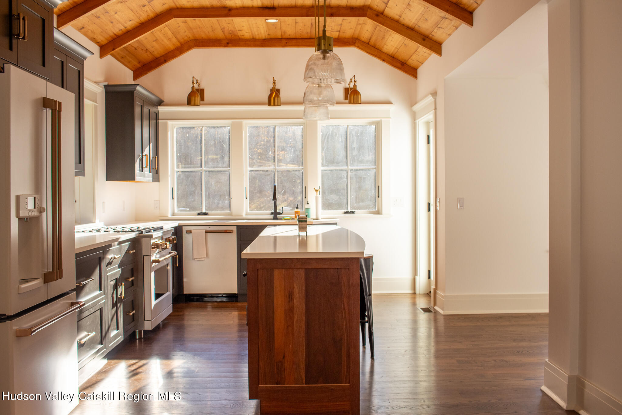 48 Konig Road Ghent, NY 12075 - Photo 3 of 21 a kitchen with a sink and a refrigerator