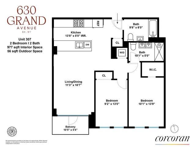 $1,475,000 | 630 Grand Avenue, Unit 307 | Crown Heights