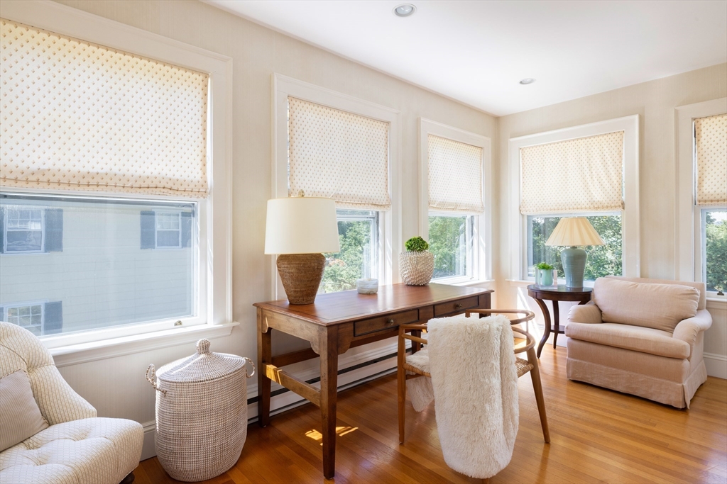 26 Dorset Road Newton, MA 02468 - Photo 12 of 22 a living room with furniture and a large window