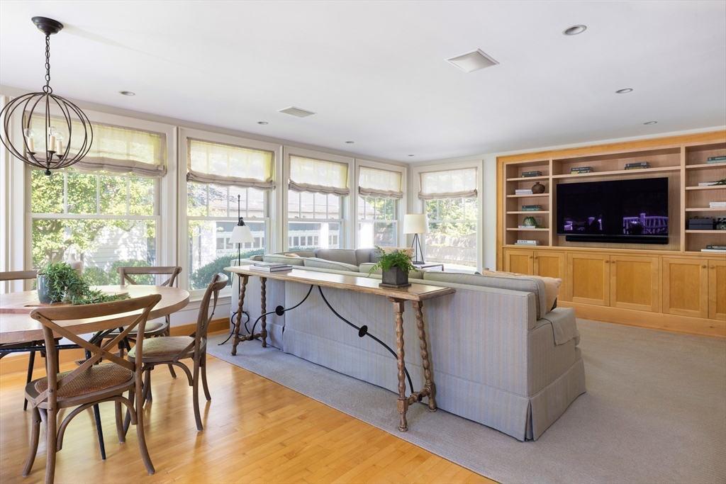 26 Dorset Road Newton, MA 02468 - Photo 8 of 22 a view of a dining room with furniture window and outside view
