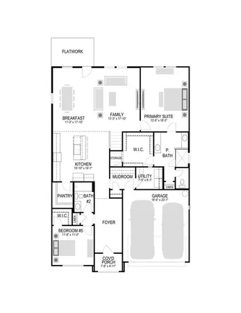 a picture of a floor plan