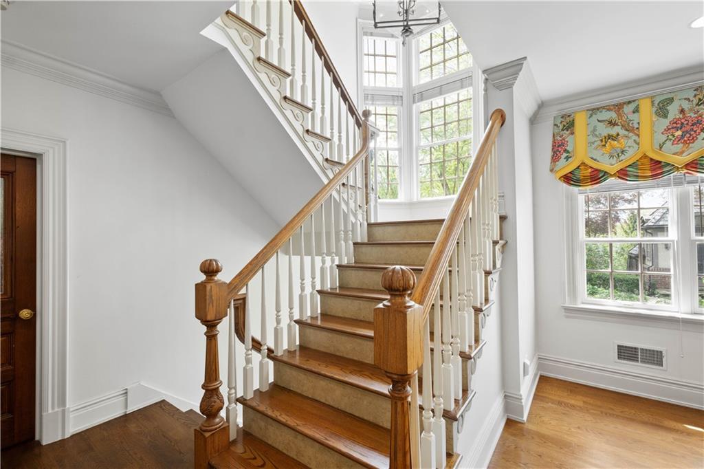 125 Froebe Road Venetia, PA 15367 - Photo 29 of 50 a view of an entryway with wooden floor windows and a livingroom