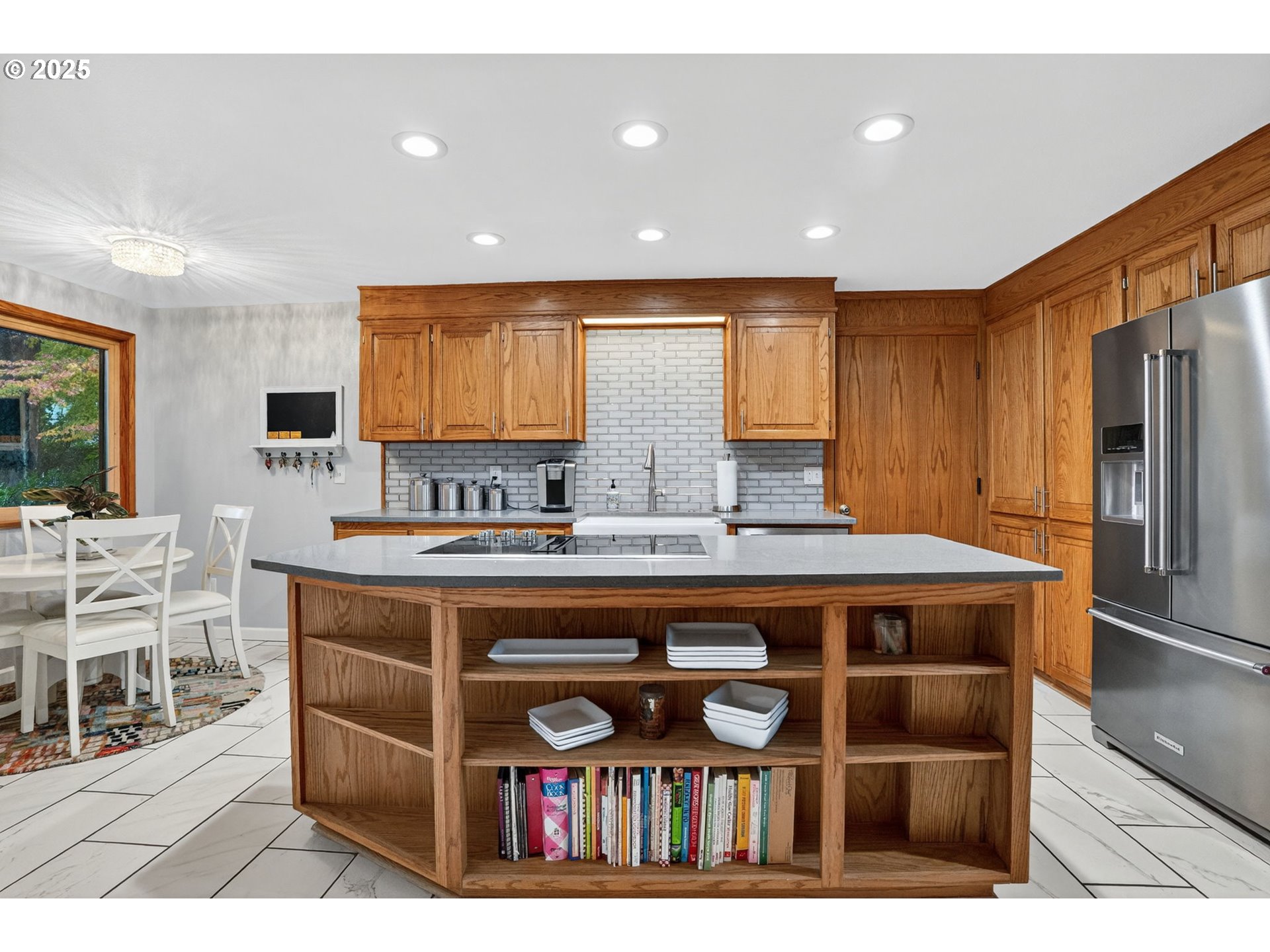 17542 Kirkwood Road Gladstone, OR 97027 - Photo 18 of 48 a spacious bathroom with a double vanity sink and a mirror