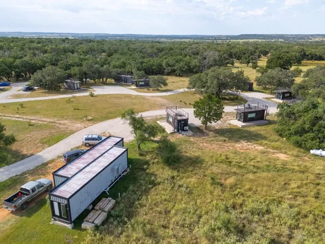 a view of a lake with a mountain in the background