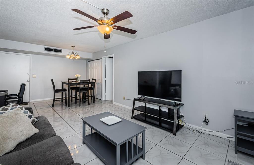 801 Russell Lane, Unit 255 Brandon, FL 33510 - Photo 12 of 38 a living room with furniture and a flat screen tv