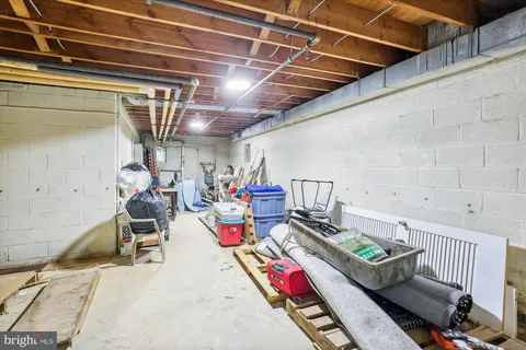 a view of storage and utility room