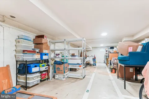 a view of storage and utility room