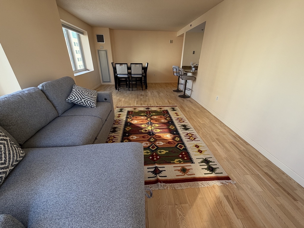 8 Museum Way, Unit 802 Cambridge, MA 02141 - Photo 5 of 39 a living room with furniture and a rug
