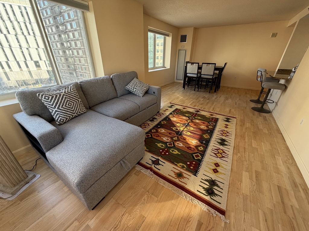 8 Museum Way, Unit 802 Cambridge, MA 02141 - Photo 6 of 39 a living room with furniture rug and window
