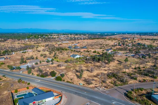 a view of city and ocean