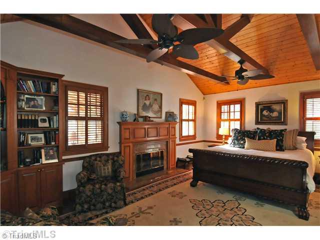 1792 Robinhood Road Winston-Salem, NC 27104 - Photo 11 of 16 Master Bedroom. w/sitting area and fireplace
