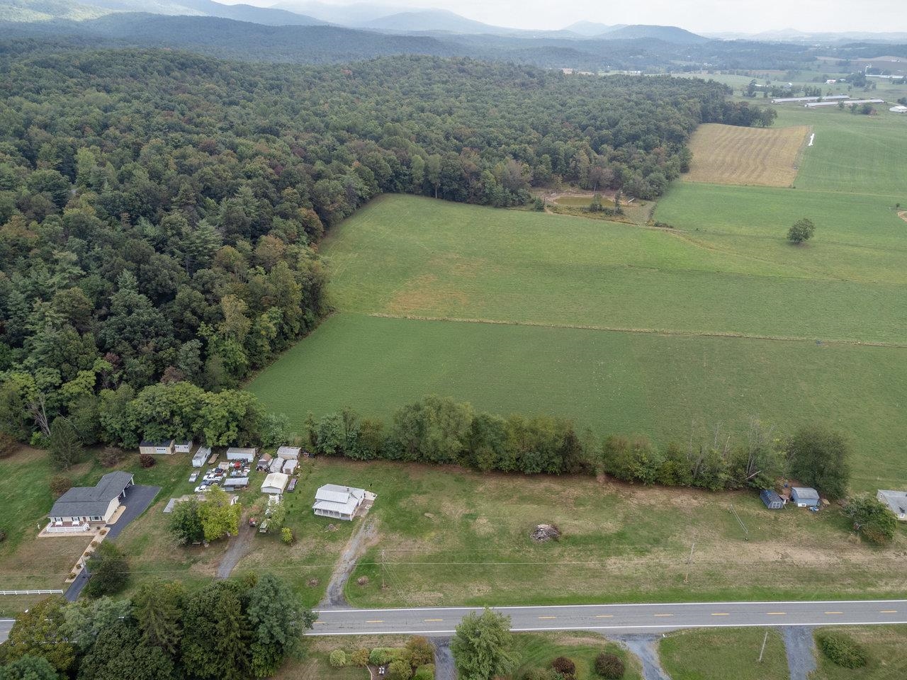 7452 Briery Branch Road Dayton, VA 22821 - Photo 43 of 66 an aerial view of a house with a yard