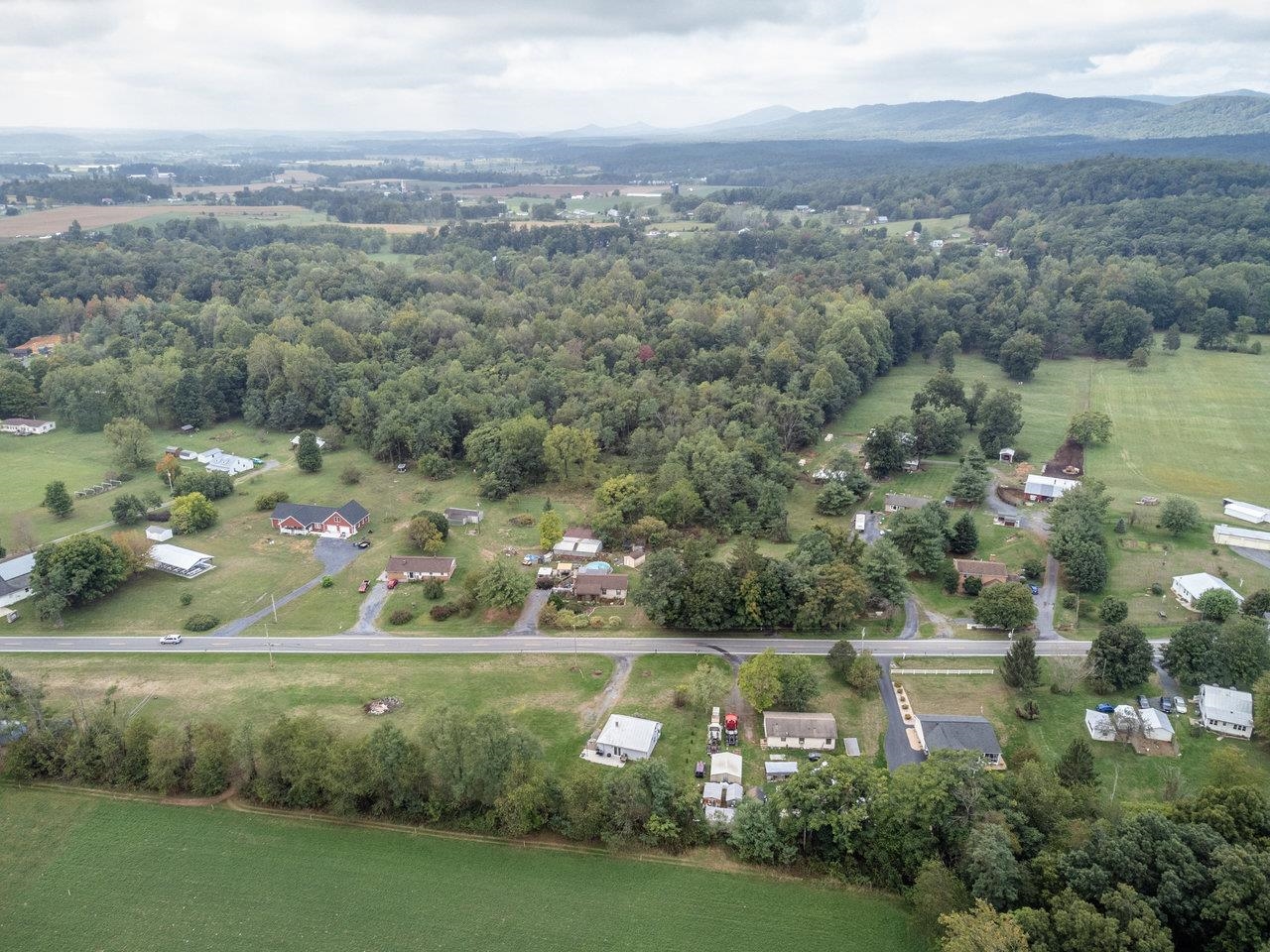7452 Briery Branch Road Dayton, VA 22821 - Photo 48 of 66 an aerial view of a house with a yard