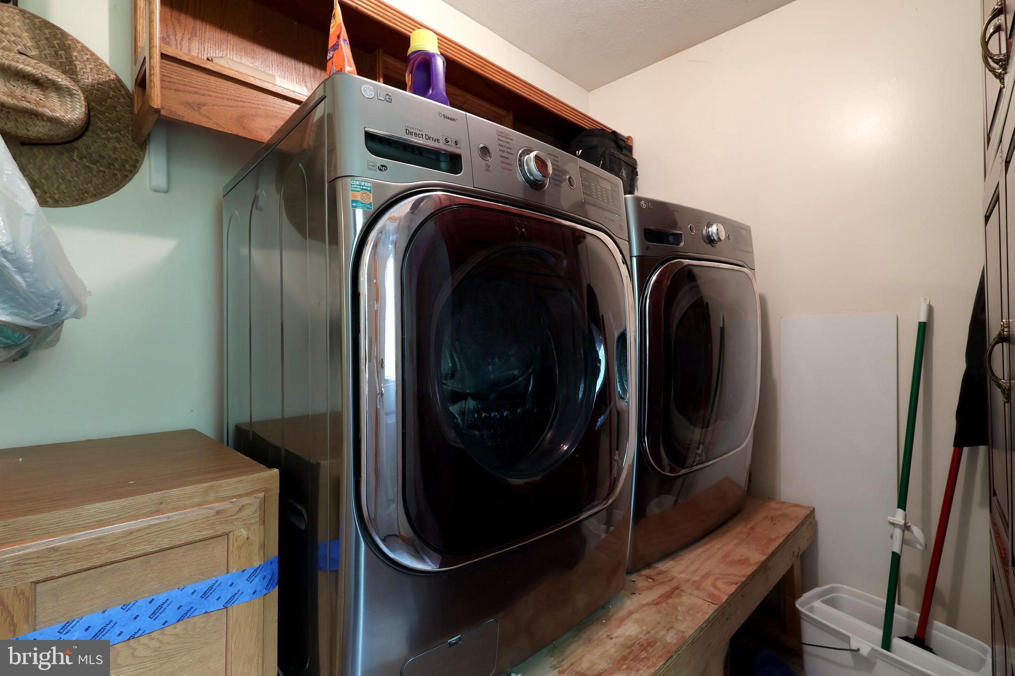 358 Buckridge Road Howard, PA 16841 - Photo 24 of 40 a utility room with dryer and washer