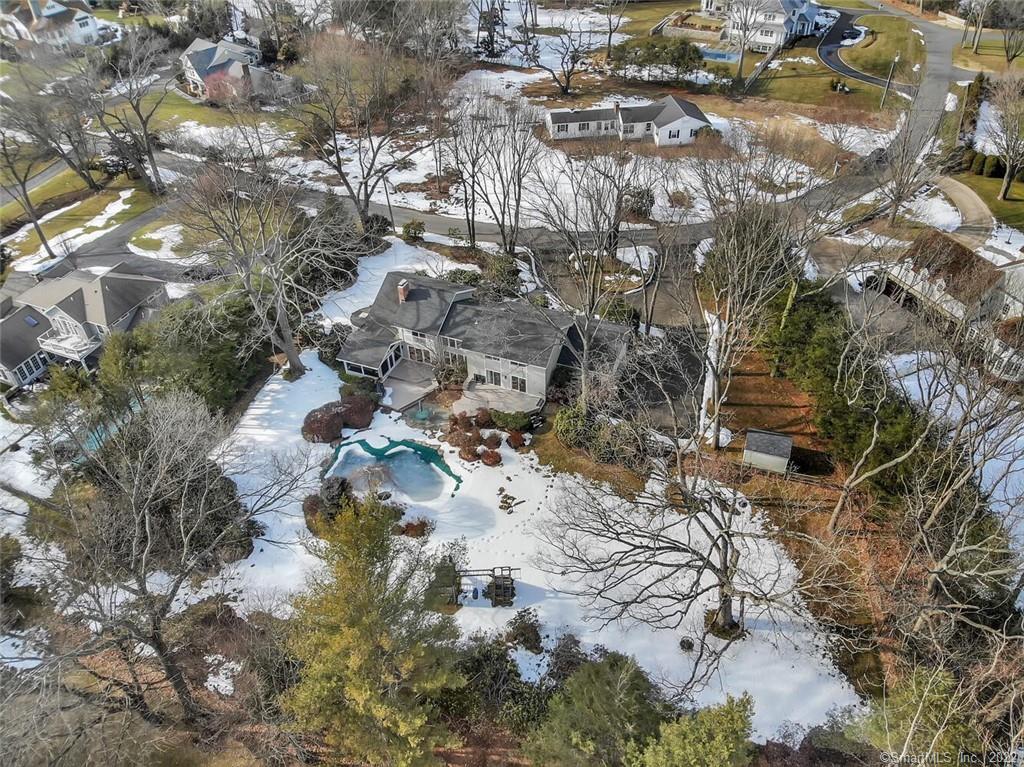 a view of outdoor space and covered by trees