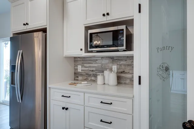 a view of outdoor space with seating area