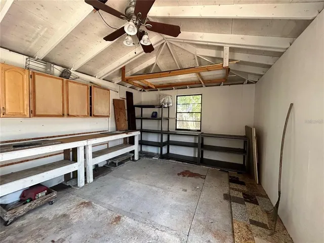 a view of storage and utility room