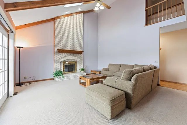 a house view with a garden space