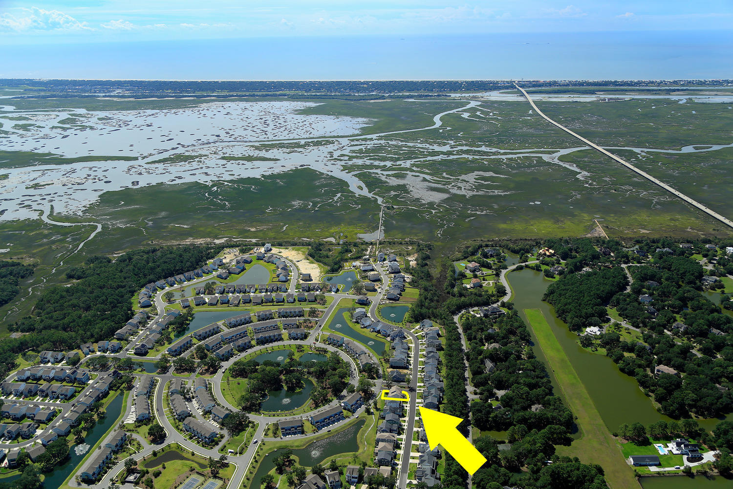 1552 Red Tide Road Mount Pleasant, SC 29466 - Photo 45 of 51 Ariel View of 1552 Red Ride Rd.