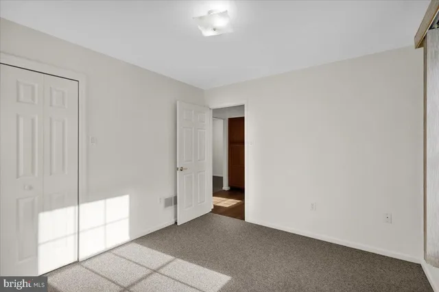 a view of an empty room