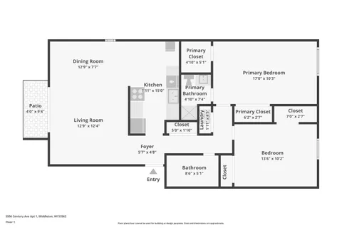 $265,000 | 5506 Century, Unit 1, Middleton, WI 53562