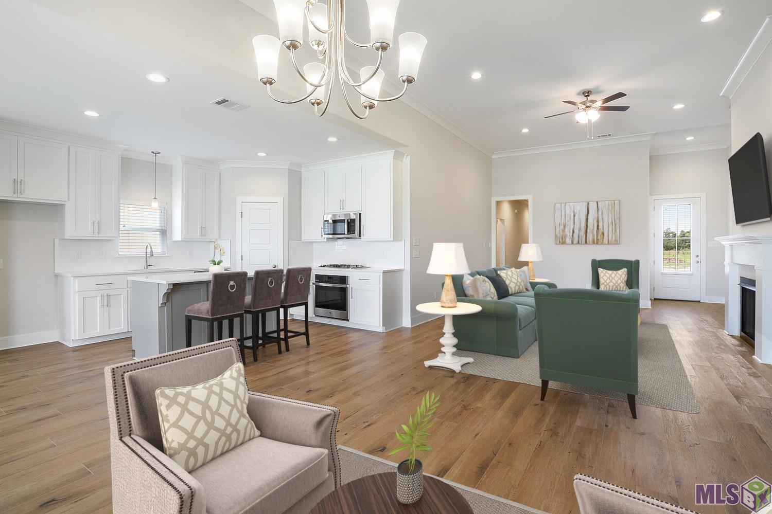 3051 Canewood Lane Baton Rouge, LA 70810 - Photo 3 of 20 Living Room and Kitchen