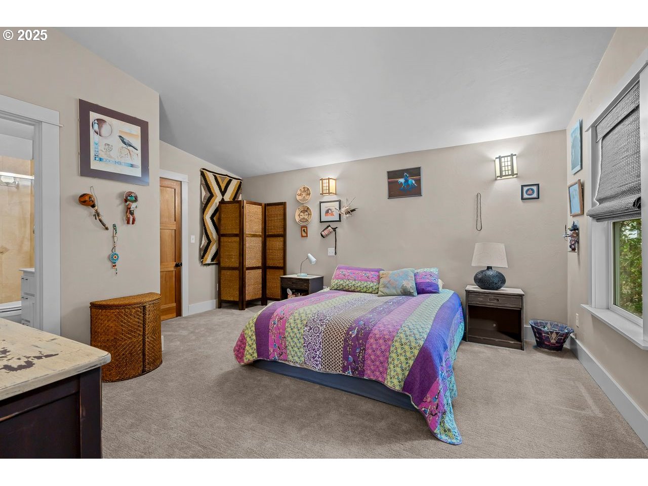 24781 Dunham Road Veneta, OR 97487 - Photo 13 of 22 a bedroom with a bed and a desk