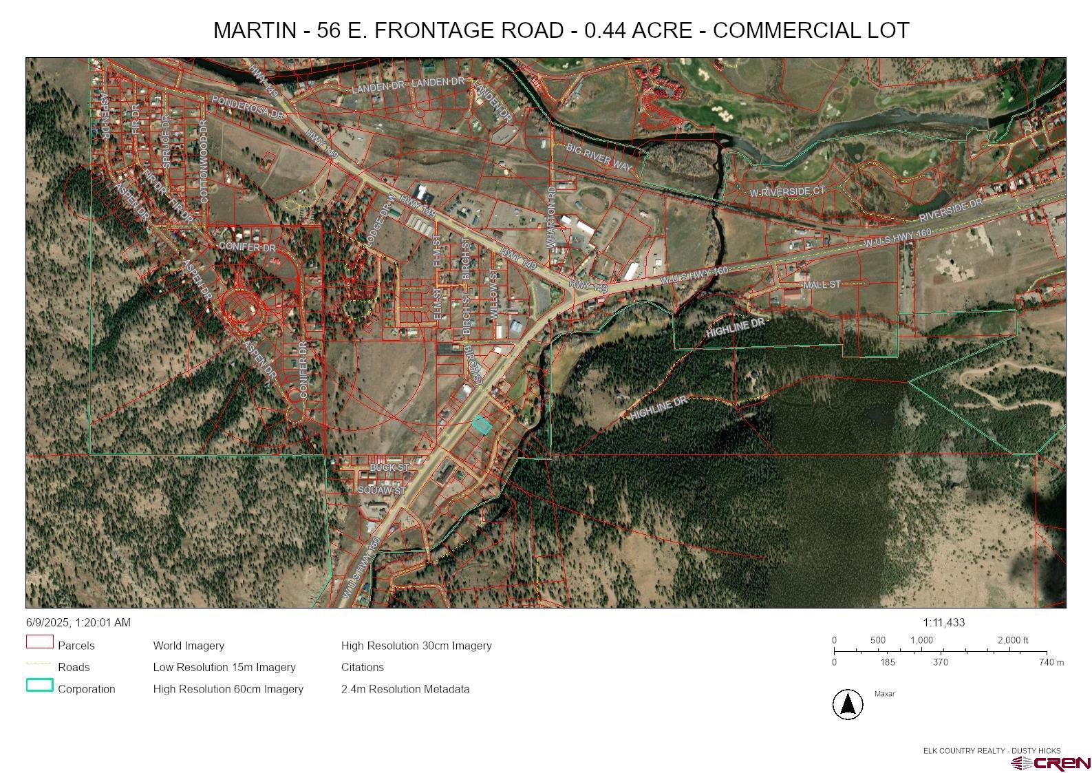 56 East Frontage Road South Fork, CO 81154 - Photo 6 of 7 a black and white photo of a lake