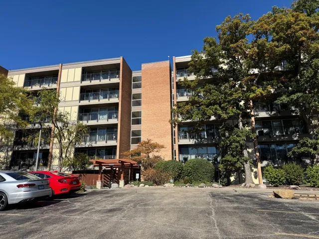 a cars parked in front of a building