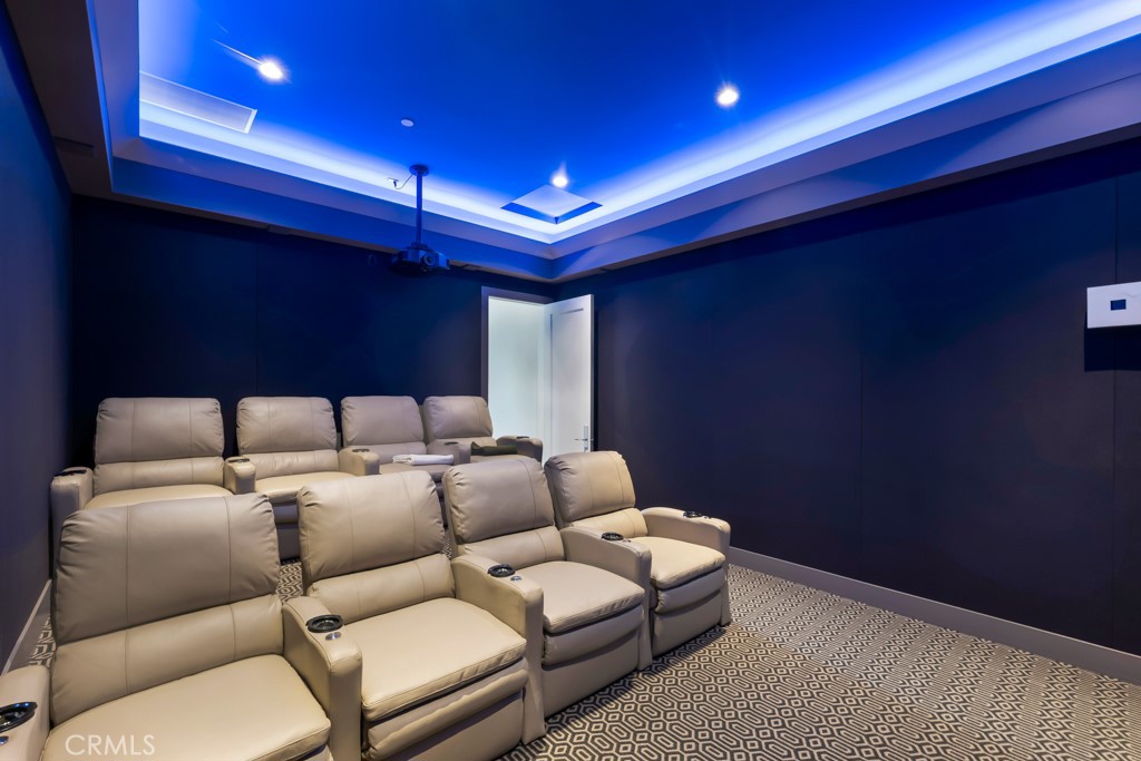 17950 Rancho Street Encino, CA 91316 - Photo 27 of 75 a projector room with a couch