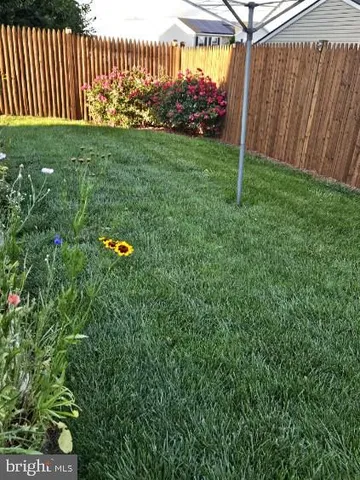 a view of a garden with statue