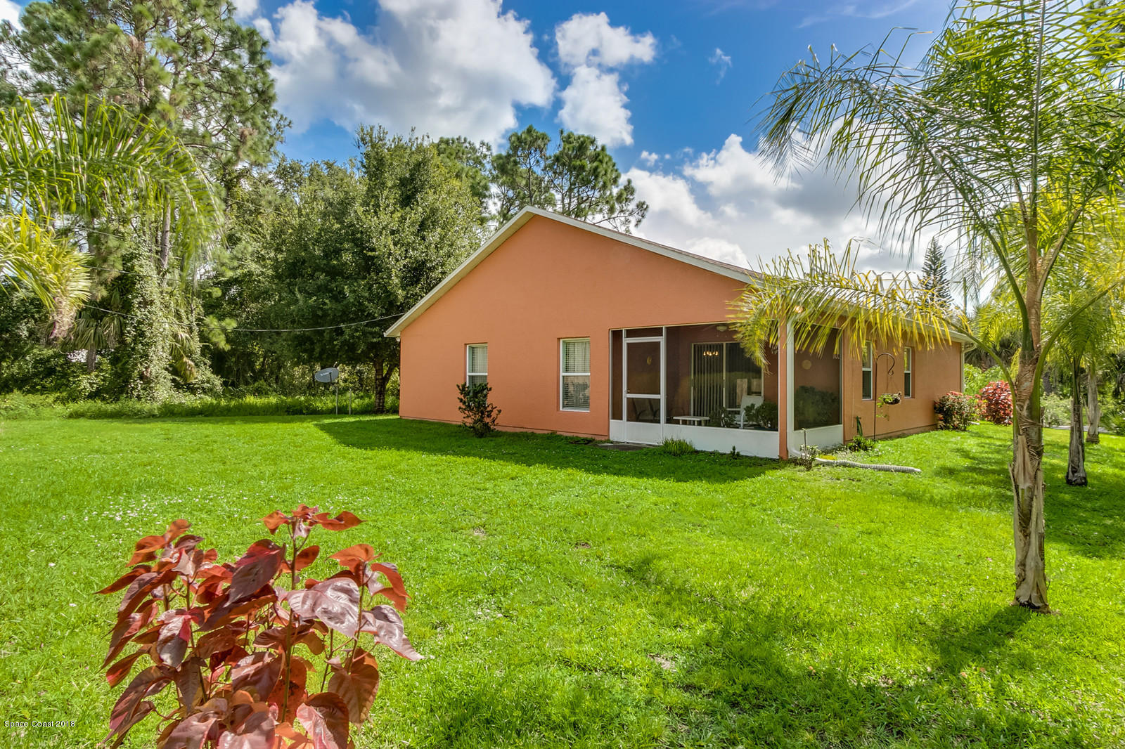 1484 Saxony Road Southwest Palm Bay, FL 32908 - Photo 20 of 21 Back yard view