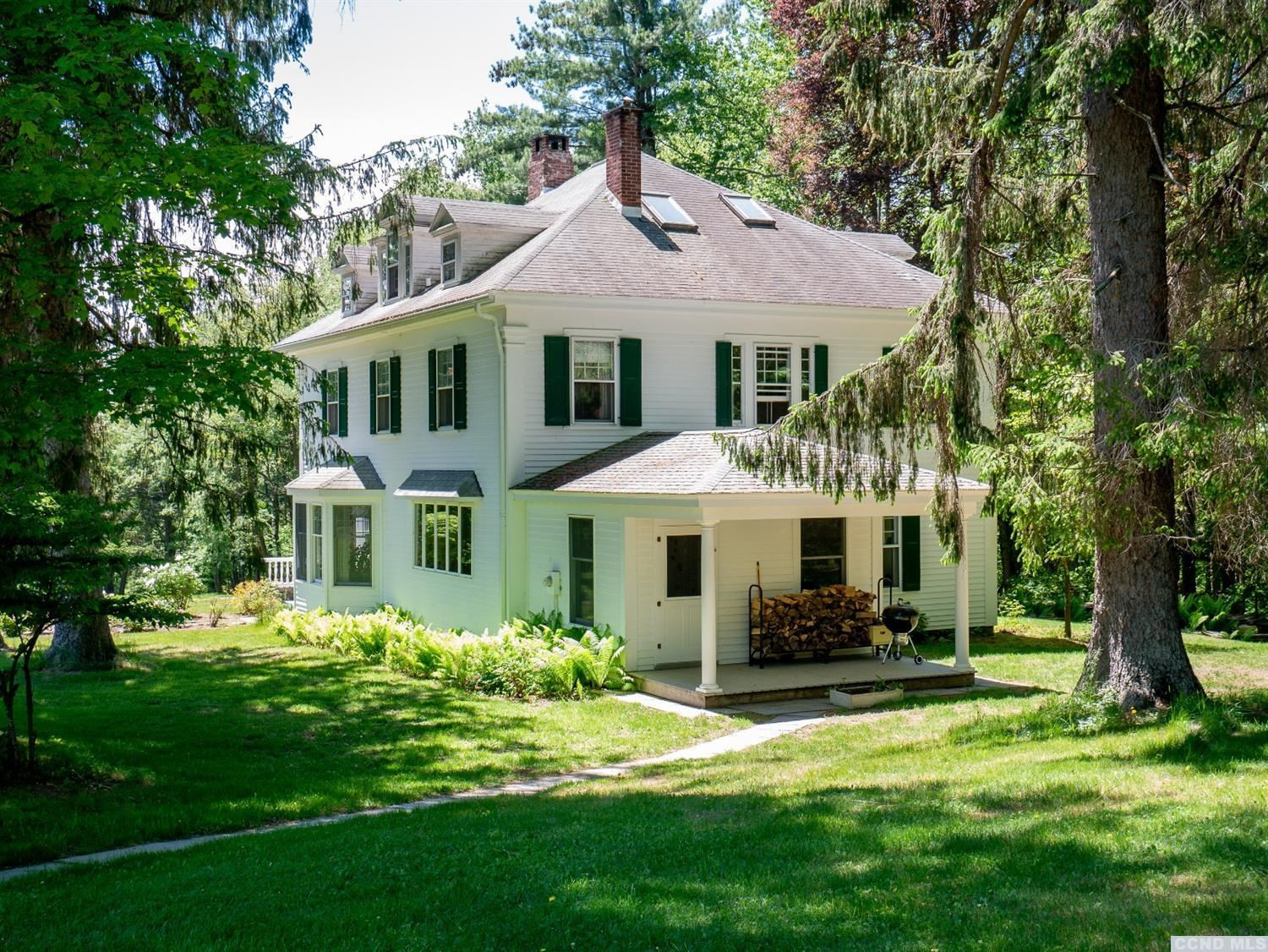 53 Methodist Hill Road Rensselaerville, NY 12147 - Photo 25 of 35 a front view of a house with a garden
