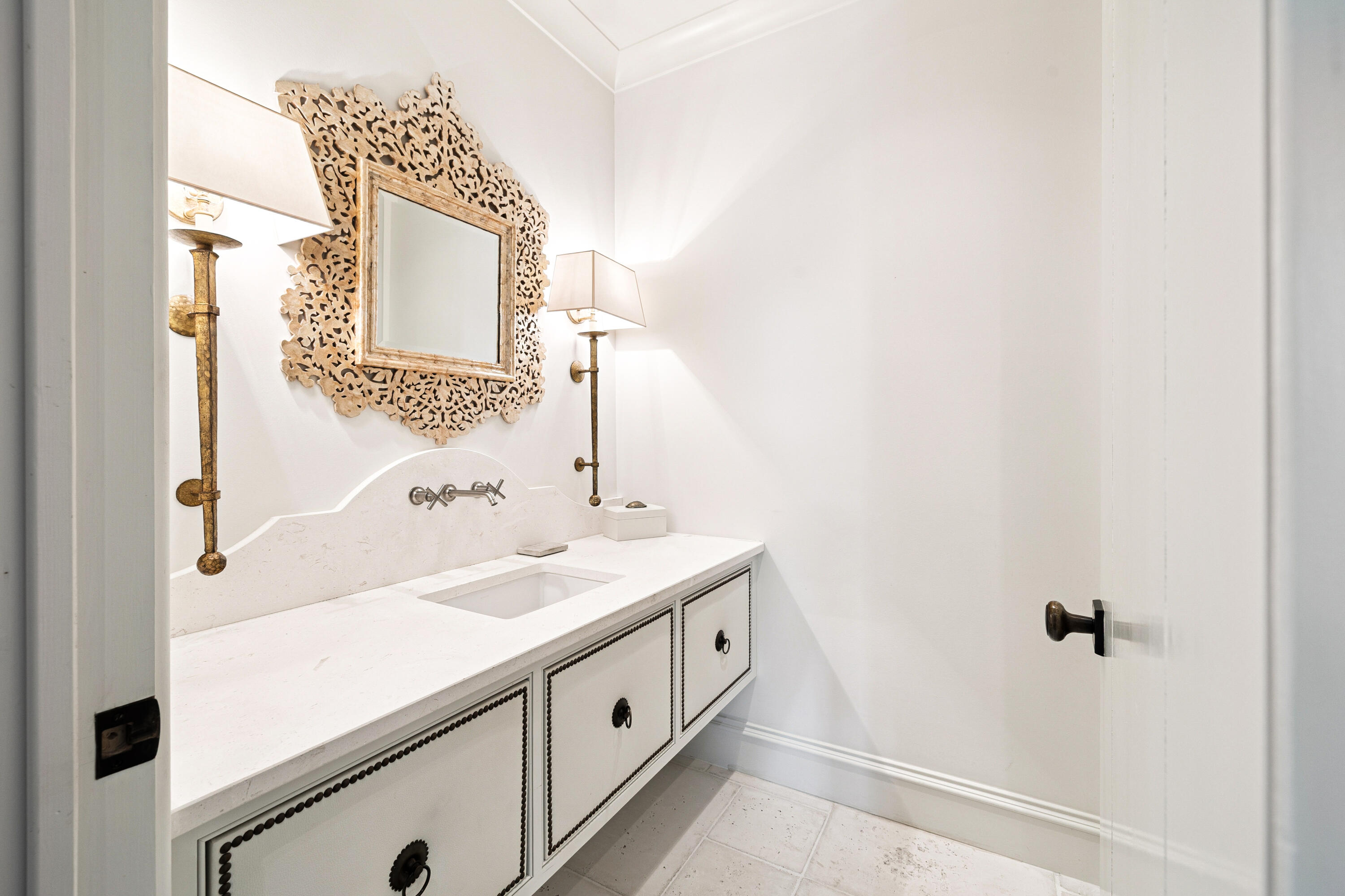 78 West Kingston Road Inlet Beach, FL 32461 - Photo 24 of 75 a bathroom with a sink and a mirror