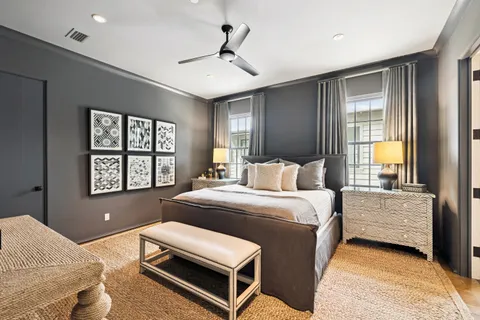 a kitchen with stainless steel appliances granite countertop a stove and a refrigerator