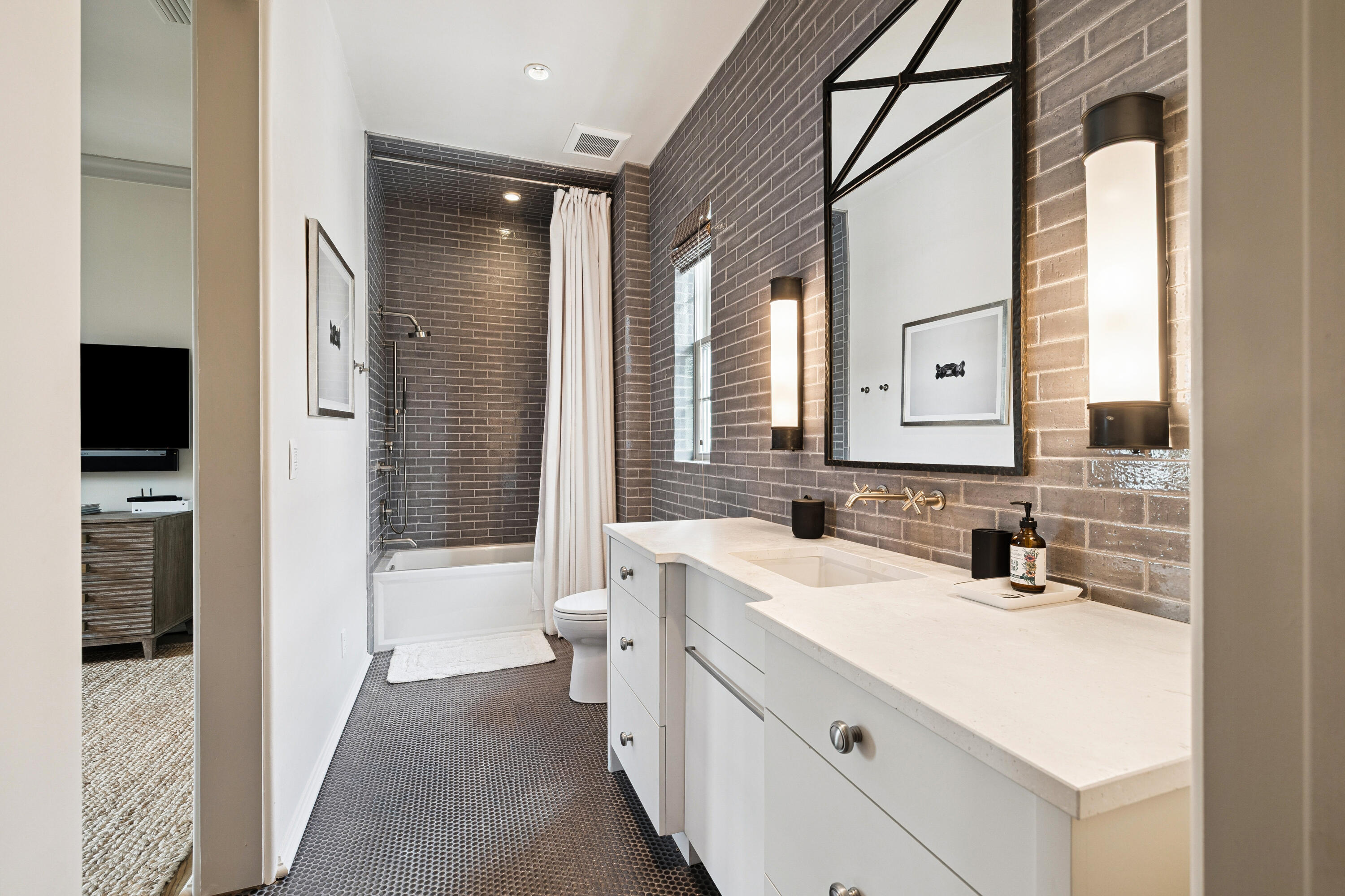 78 West Kingston Road Inlet Beach, FL 32461 - Photo 49 of 75 a bathroom with a sink a toilet and shower