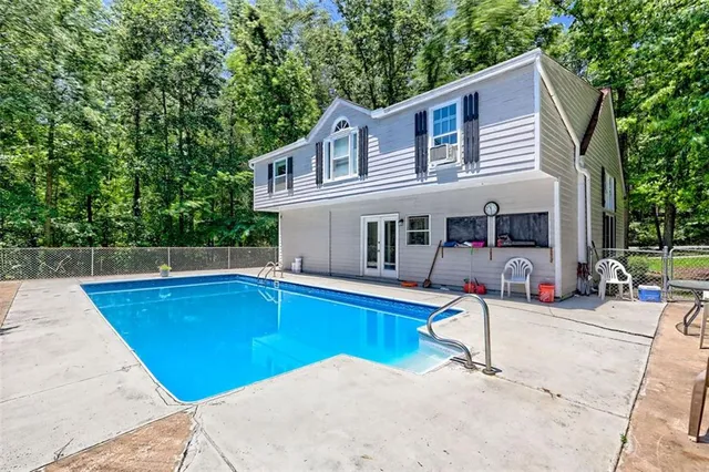 a view of a house with pool