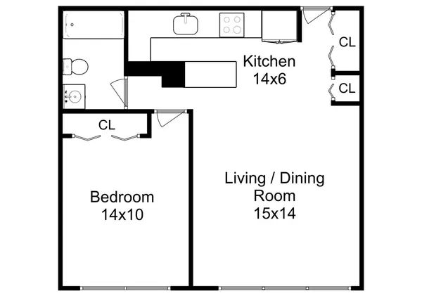 $2,000 | 4180 North Marine Drive, Unit 308, Chicago, IL 60613