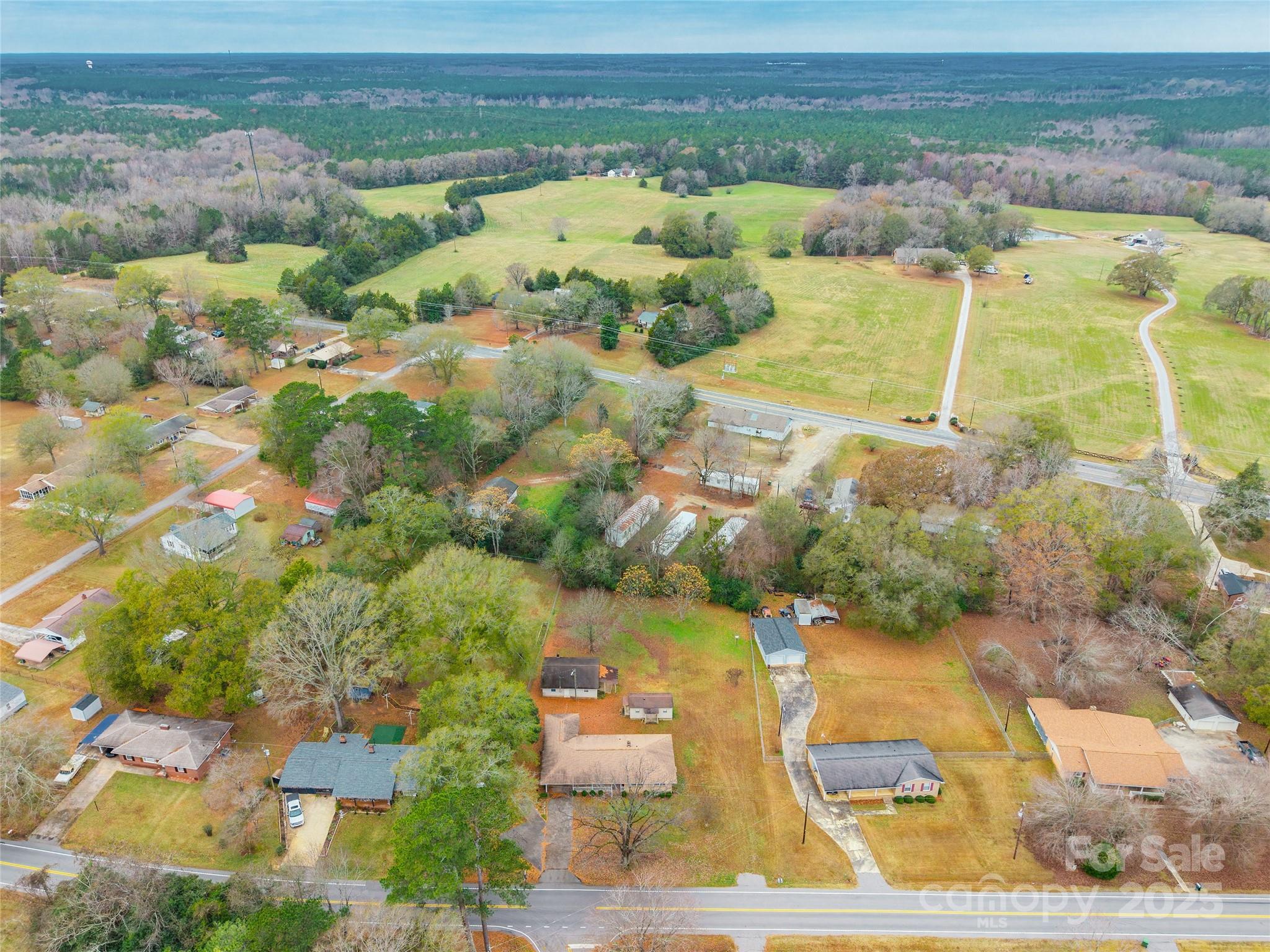 2100 J B Denton Road Lancaster, SC 29720 - Photo 2 of 44 an aerial view of residential houses with outdoor space