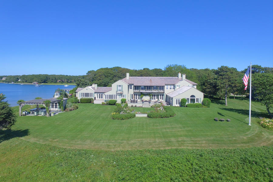 986 Sea View Avenue Osterville, MA 02655 - Photo 33 of 35 a view of a house with a big yard