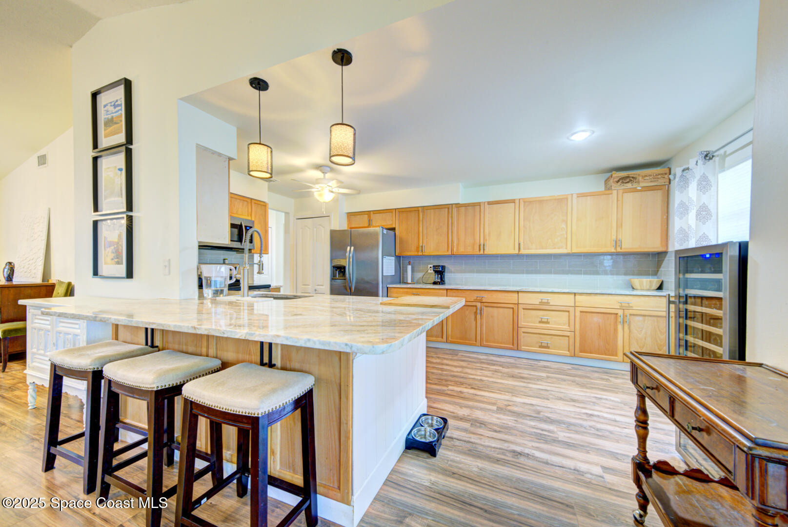 805 Gardener Road Rockledge, FL 32955 - Photo 11 of 38 kitchen with breakfast bar (1)