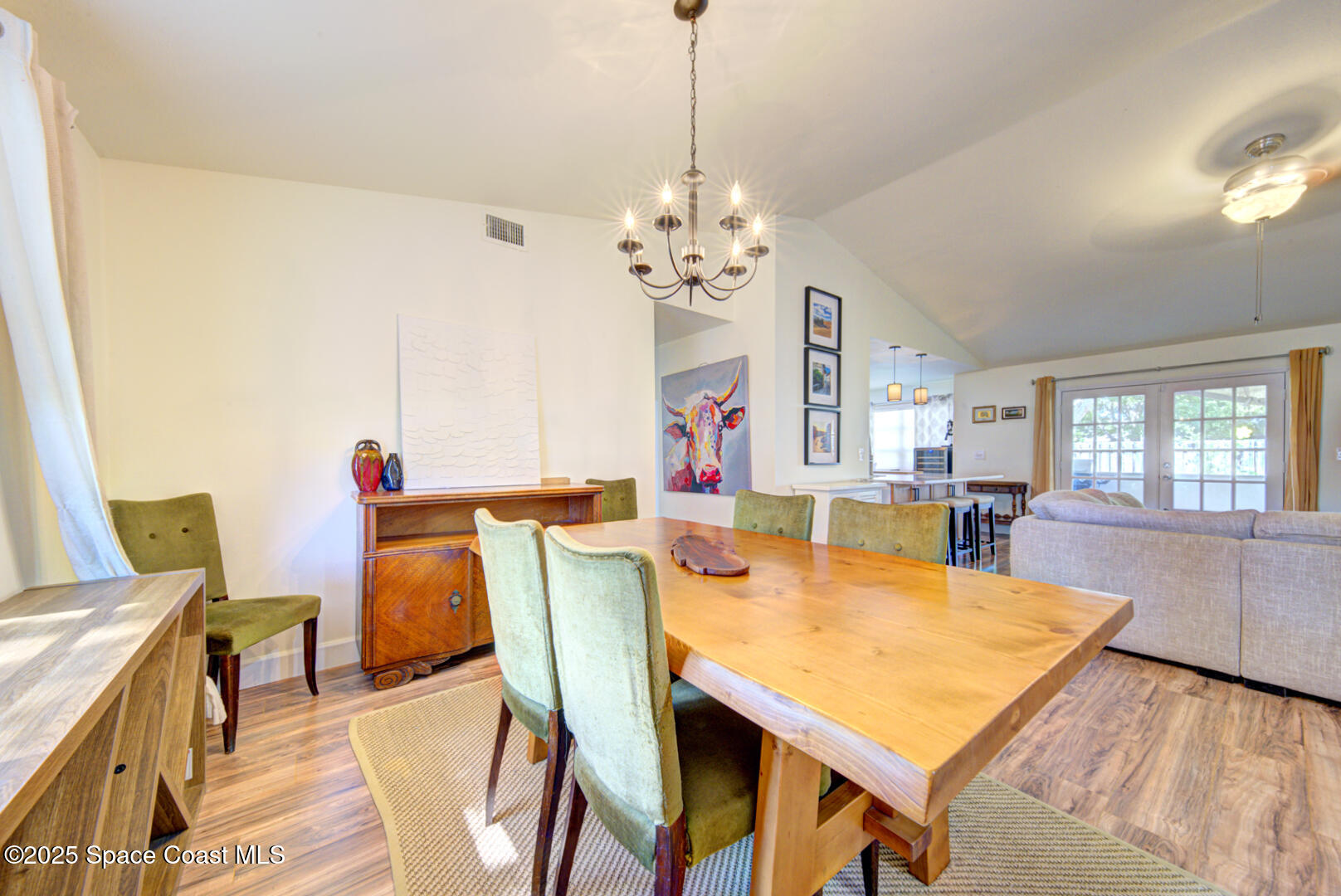 805 Gardener Road Rockledge, FL 32955 - Photo 6 of 38 dining room open to living room