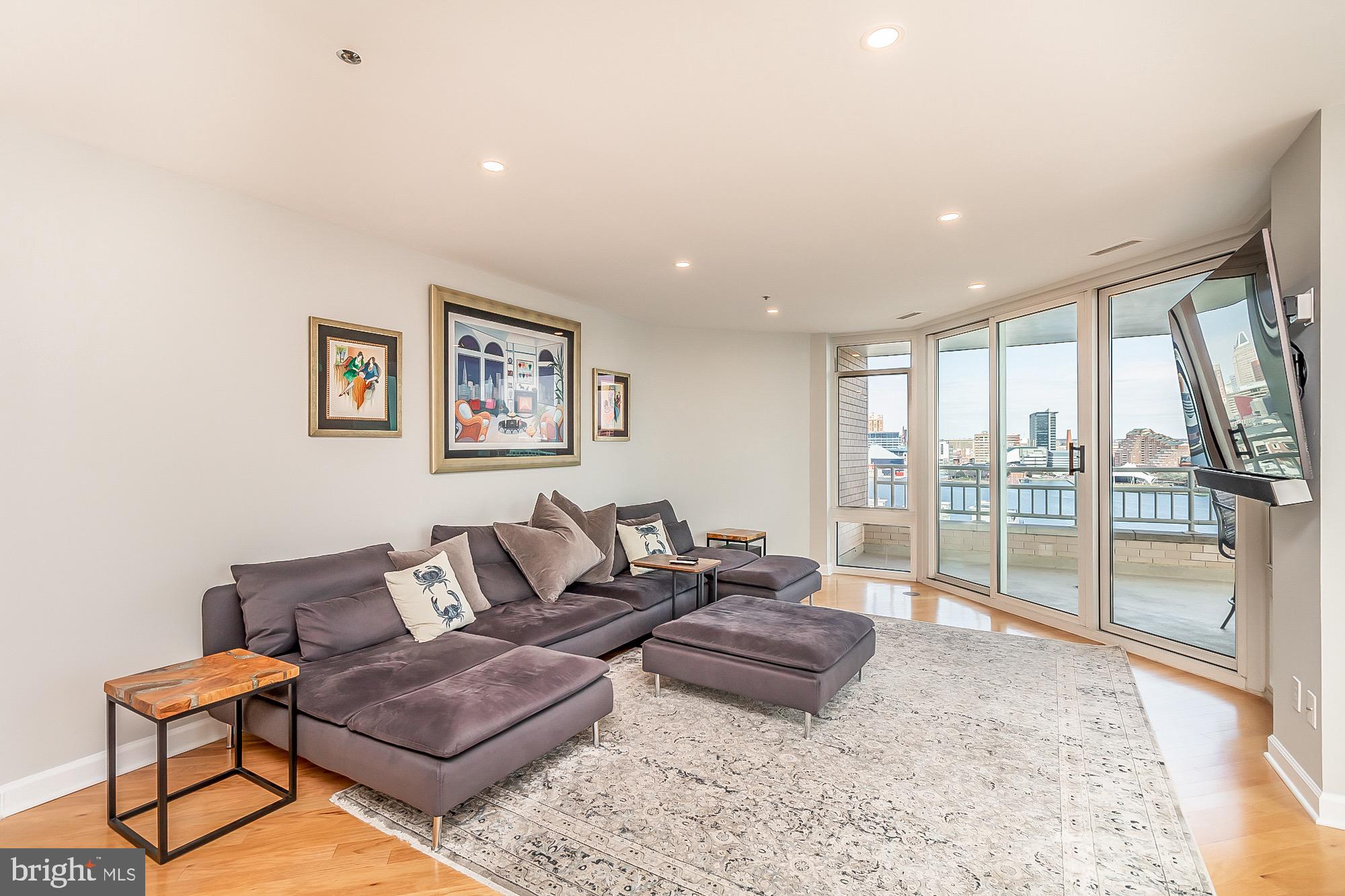 100 Harborview Drive, Unit 1001 Baltimore, MD 21230 - Photo 29 of 64 Plenty of room for a large sectional