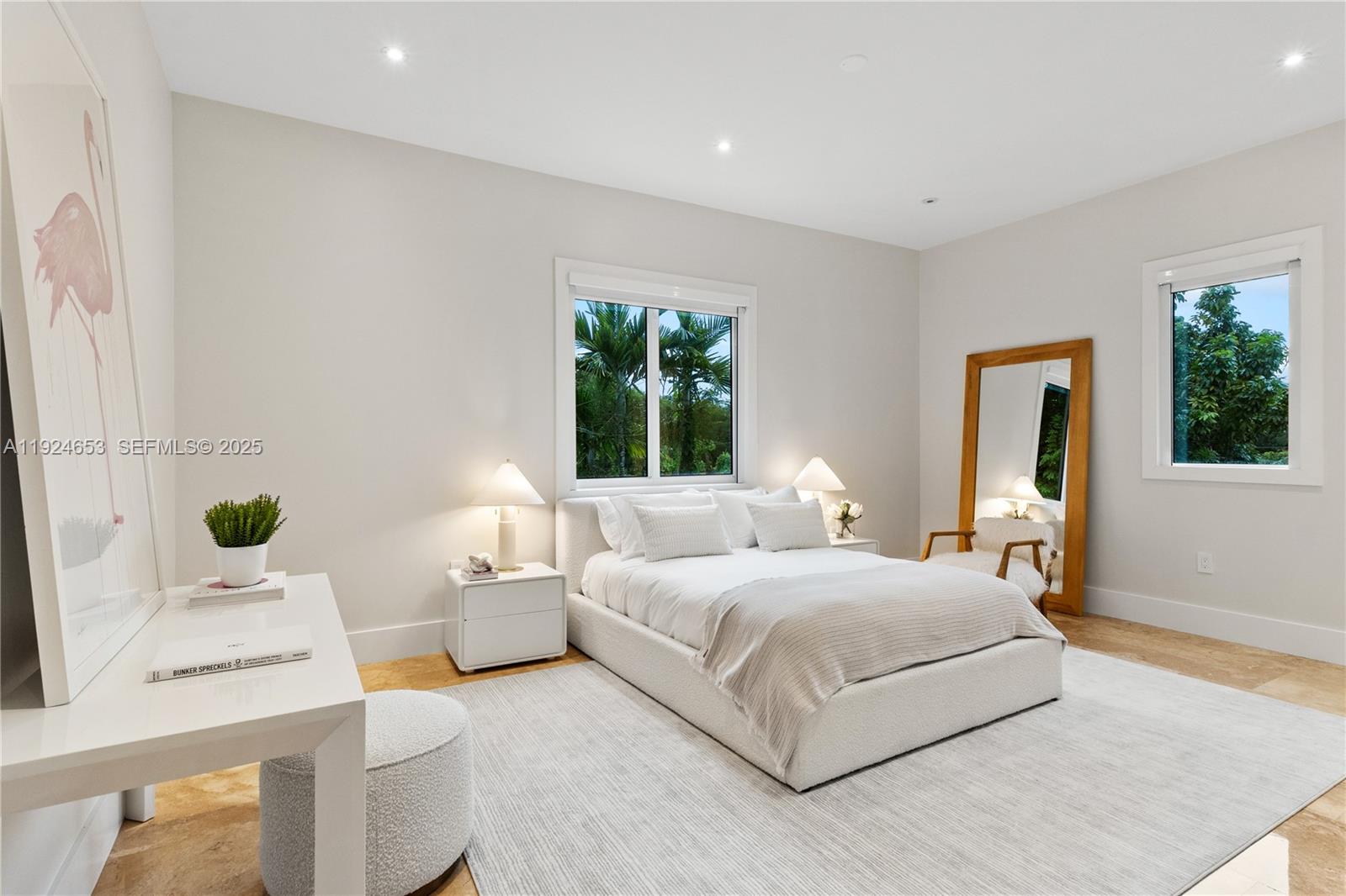 6080 Southwest 104th Street Pinecrest, FL 33156 - Photo 50 of 75 a bedroom with a bed and a window